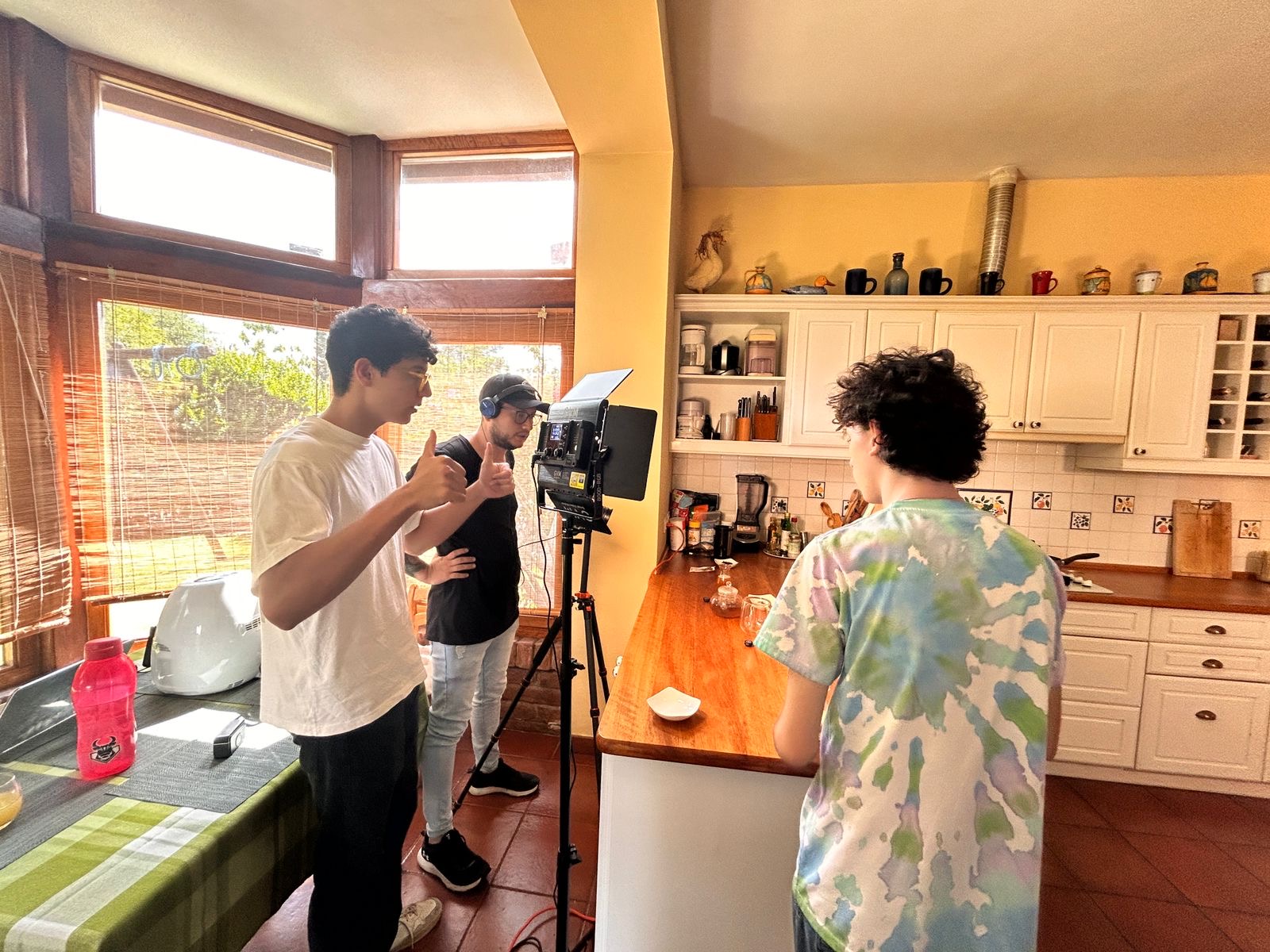Behind the scenes